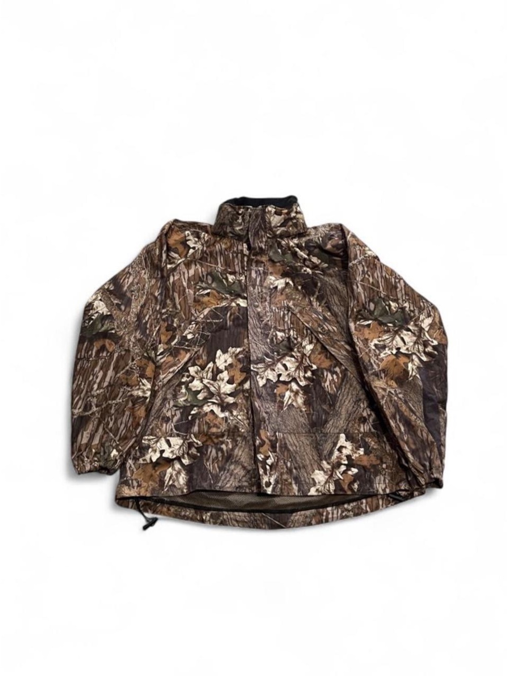 Stearns Mossy Oak Break Up Camo Rain Jacket Mens XL Dry Wear Lined Waterproof